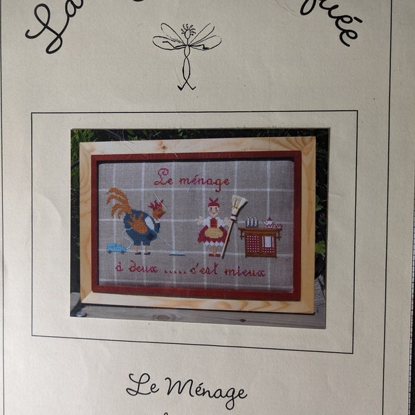 New La Sylphide Toquee "Le Menage" French cross-stitch chart