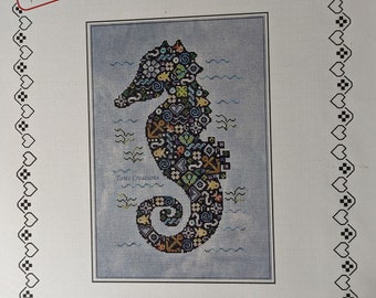 New Tams Creations &quot;Hippocampusinpatches&quot; cross-stitch chart