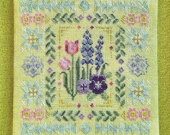 New Robin Pickens Sweater Weather "Springtime Florals" Cross Stitch Chart