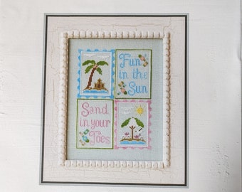 New Country Cottage Needleworks "Fun in the Sun" 2014 cross-stitch chart