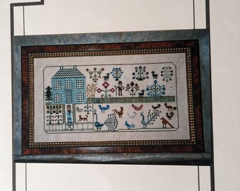 New The Workbasket &quot;Farm&quot; 2002 cross-stitch chart