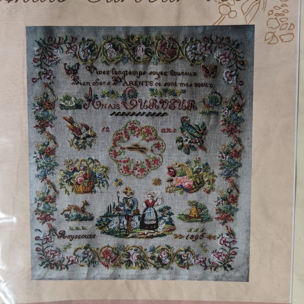 New Reflets de Soie "Anais Curveur 1896" 2012 French cross-stitch chart