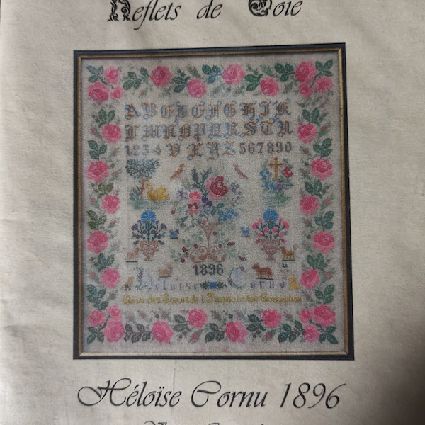 New Reflets de Soie "Heloise Pornu 1896" 2009 French cross-stitch chart