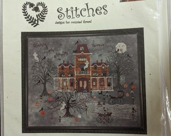 New Praiseworthy Stitches &quot;Ravenmoon Hall&quot; cross-stitch chart