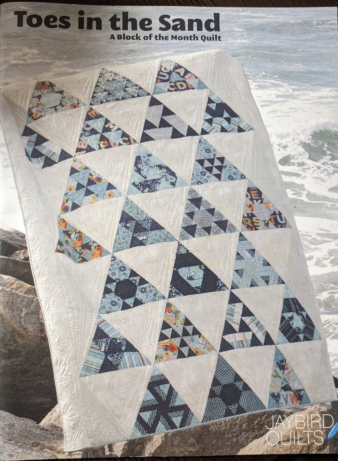 New Jaybird Quilts toes in the Sand Pattern Book Etsy