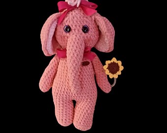 crochet EMMA ELEPHANT stuffie