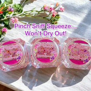 Relaxing Putty Aromatherapy Essential Oils Clear Gel Flowers Mini Trio Anxiety Stress Relief Therapy Self Care Gift Pink Squishy Fidget