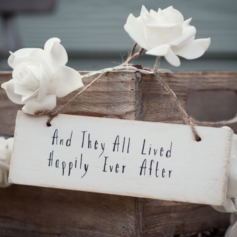 All They All Lived Happily Ever After Sign Etsy All They All Lived Happily Ever After Sign Etsy