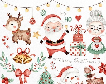 Christmas Clipart Etsy