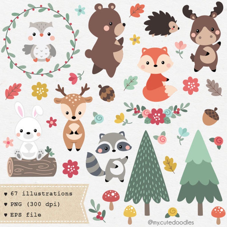 Free Free Woodland Friends Svg 145 SVG PNG EPS DXF File