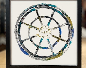 Impresión de la tapa de alcantarilla de Washington DC