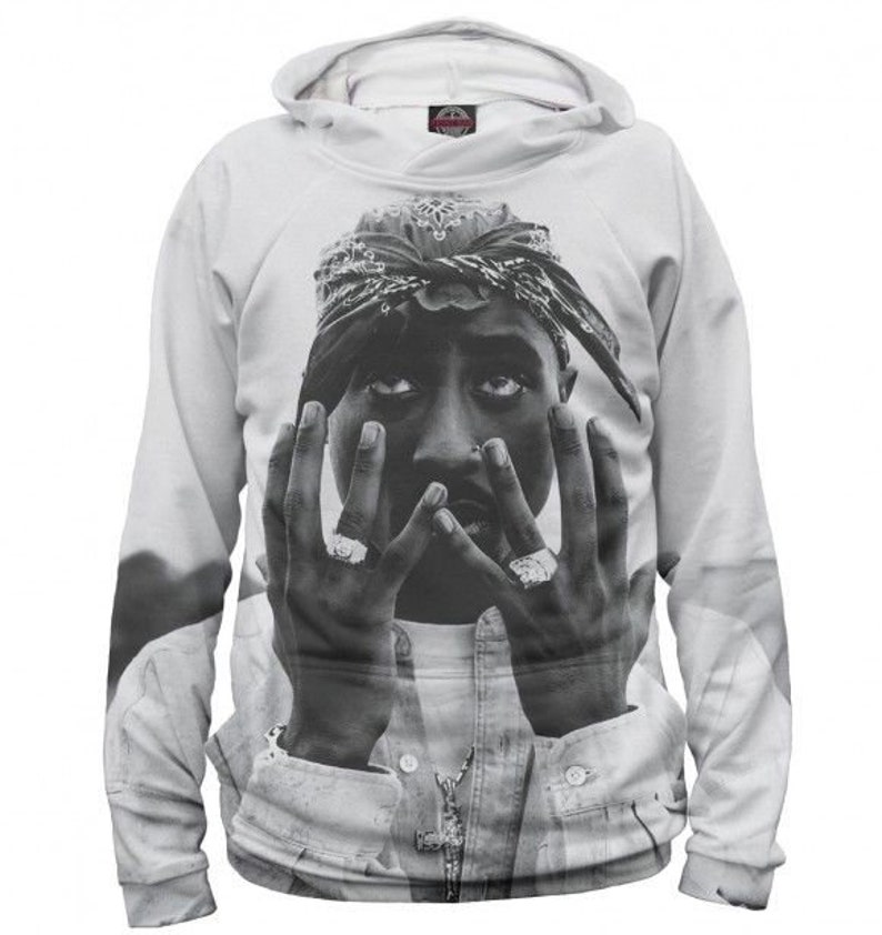 Tupac Shakur-2Pac vocal Makaveli RAP 100/% microfiber Men/'s Hoodie size L Russia Russian USSR Soviet Union full print Hoodies Sweatshirt
