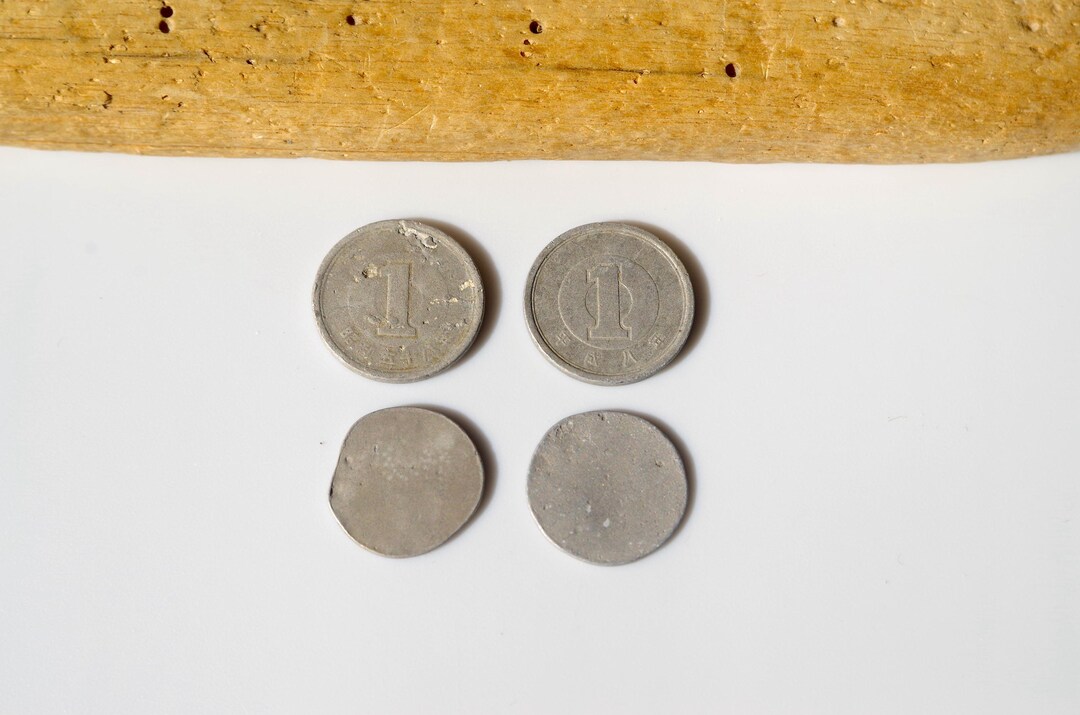 Beach Finds RARE Things / 1yen Japanese Sea Coin / Sea Old Coin / 100% ...