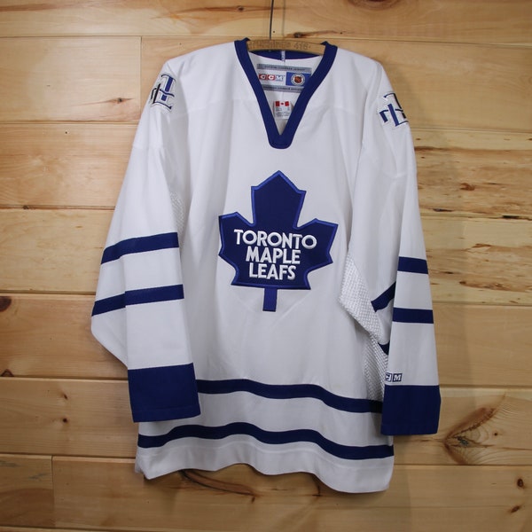 Vintage Toronto Maple Leafs CCM Sewn NHL Hockey Jersey Adult Size XL