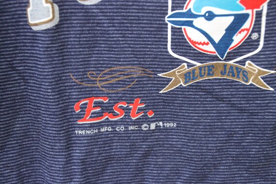 Vintage 1992 Toronto Blue Jays Trench Canada MLB … - image 6