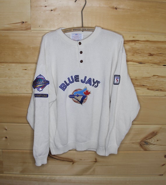 vintage blue jays sweater