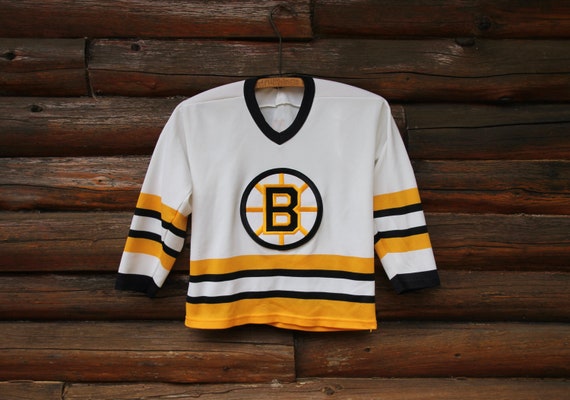 Boston Bruins Bobby Orr #4 CCM NHL Vintage Hockey White Jersey