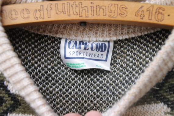 Vintage Cape Cod Sportswear Heavy Cable Knit Pull… - image 6