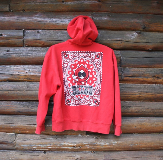 Bandana hotsell hoodie red