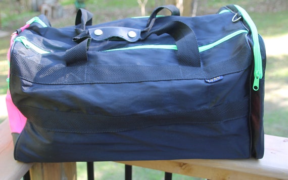 neon gym bag