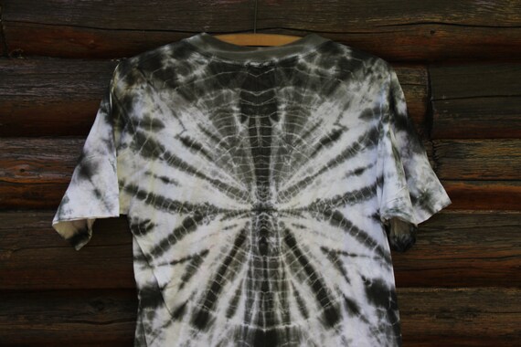 Vintage ZZ Top 1990 Recycler Black White Tie Dye … - image 10