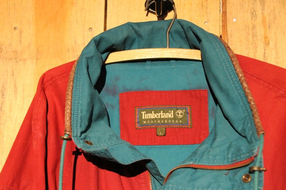 Vintage Timberland Zip Up Adult Coat Size Large J… - image 4