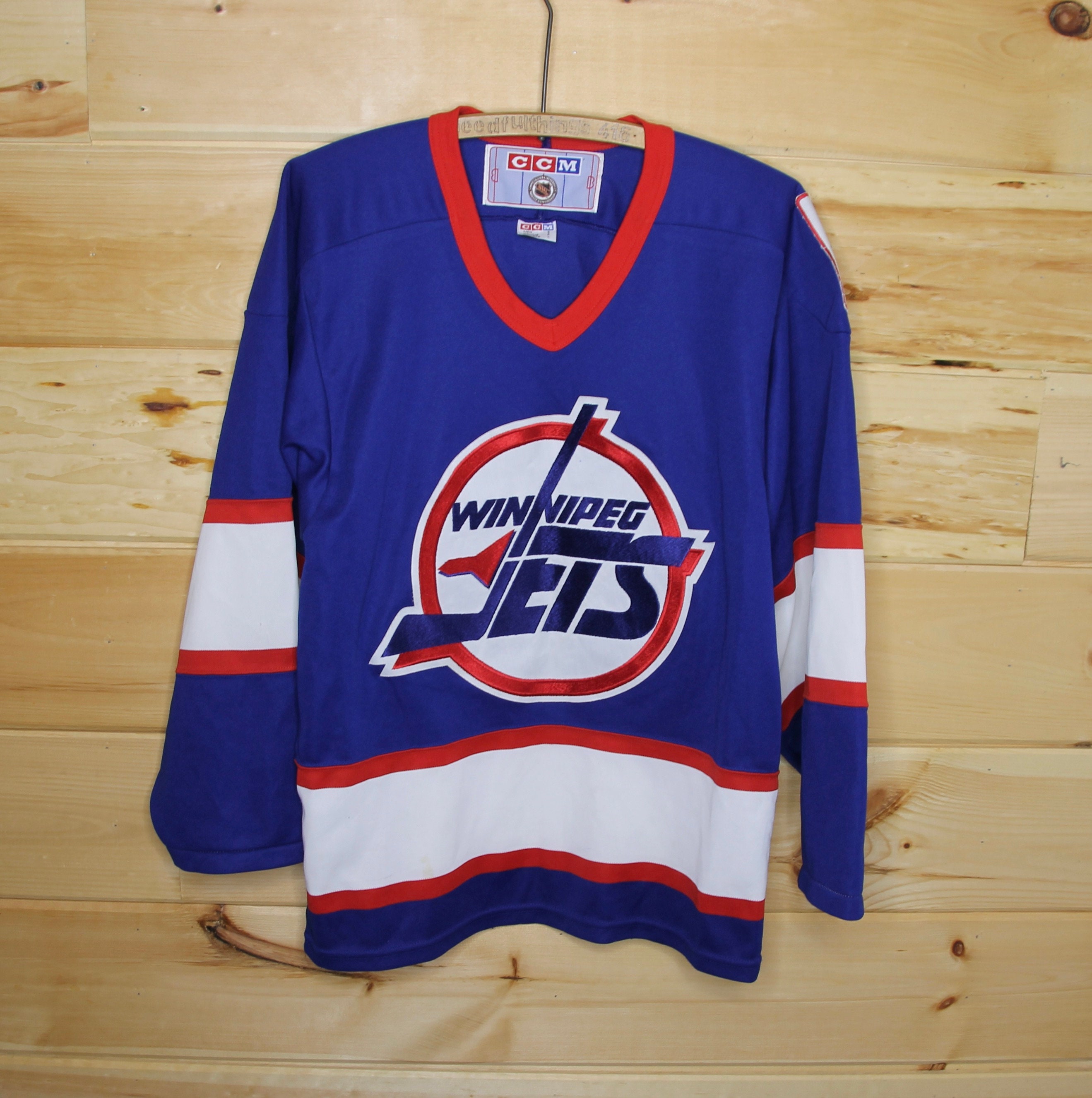 For Sale] Winnipeg Jets CCM Vintage 550 - Size Large - $80 USD :  r/hockeyjerseys