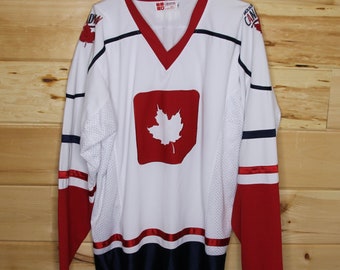 CCM Team Canada Athletics laced hockey jersey XL with tags for