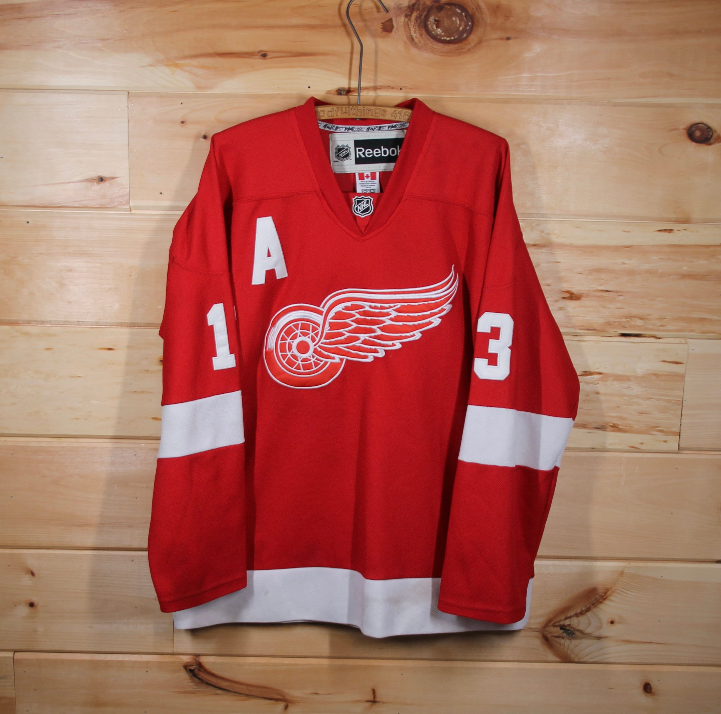 Reebok Pavel Datsyuk Detroit Red Wings Replica Home Jersey