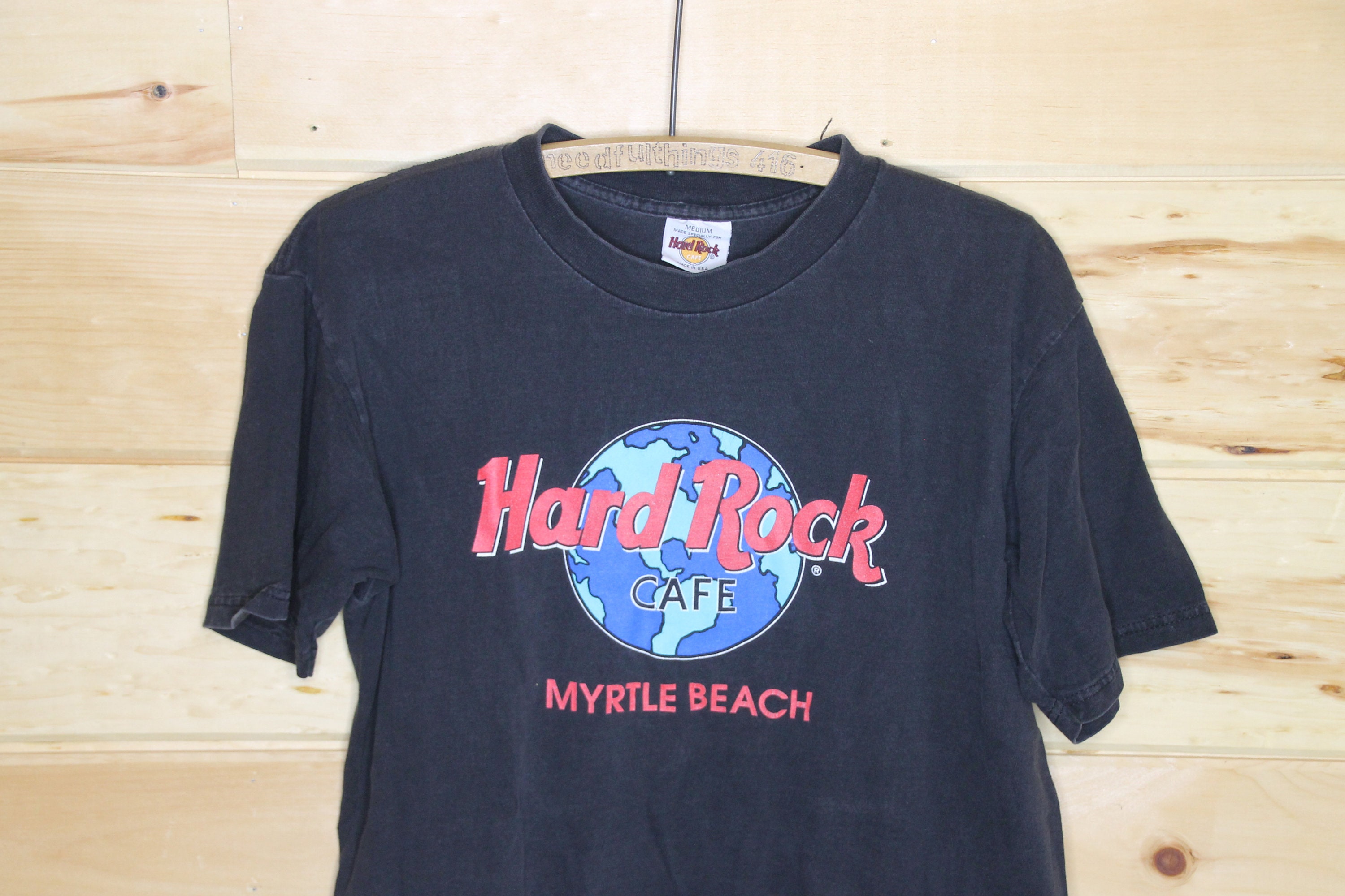 Troende ekspertise Muligt Vintage Hard Rock Cafe Myrtle Beach South Carolina Black - Etsy
