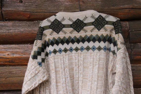 Vintage Cape Cod Sportswear Heavy Cable Knit Pull… - image 9