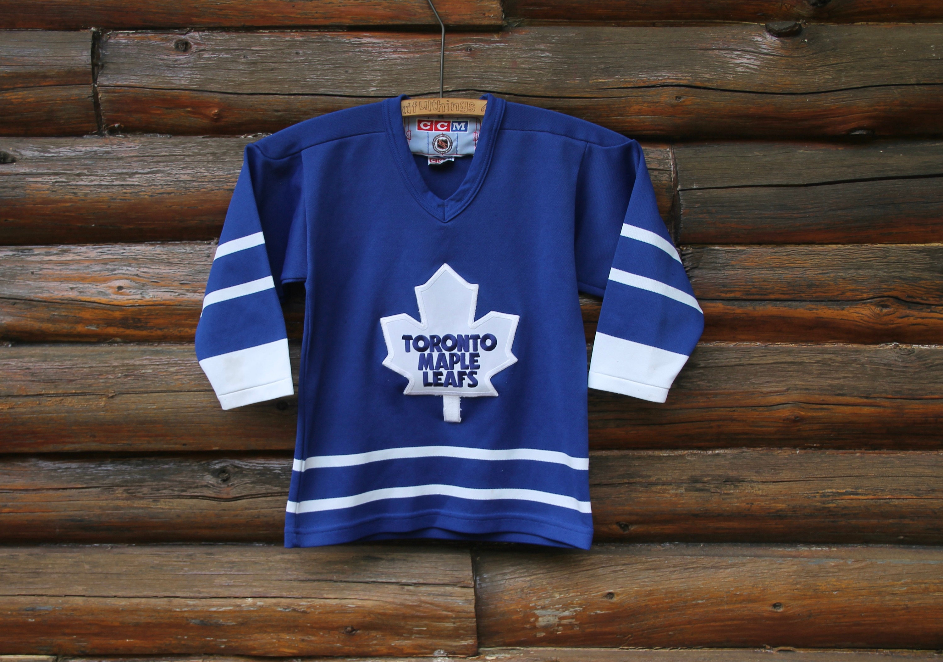 Vintage Toronto Maple Leafs NHL Hockey Sewn Jersey CCM Youth -  Israel