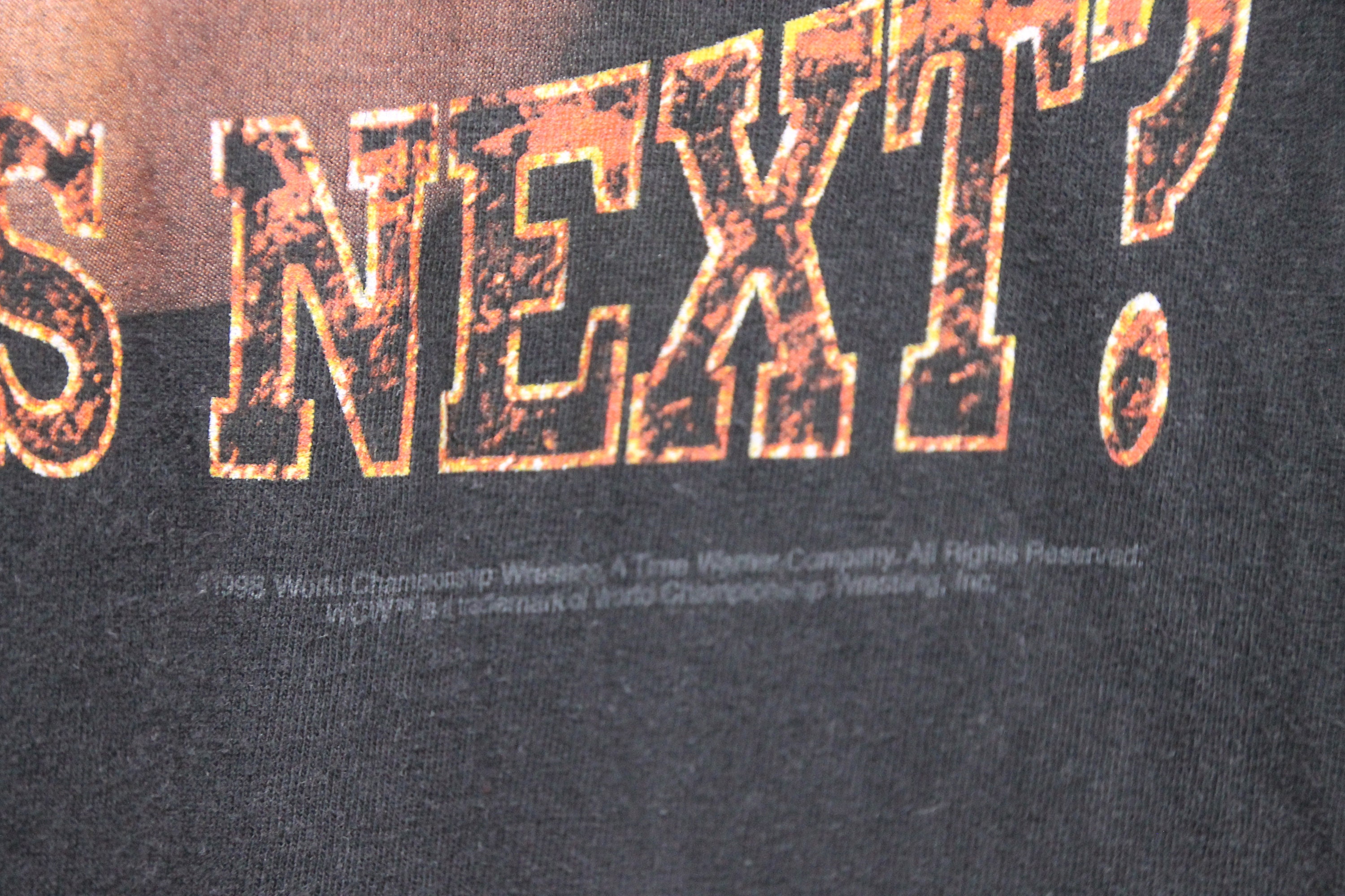 Discover Vintage 1998 Goldberg Who's Next WW Black Wrestling T-Shirt Adult Size Large