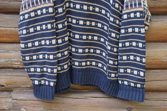 Vintage Eddie Bauer Striped Pullover Knit Multi C… - image 7