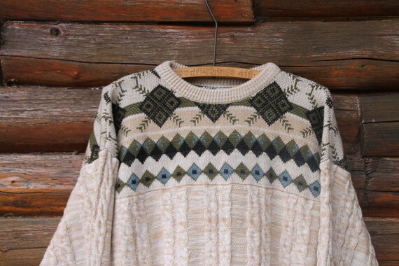 Vintage Cape Cod Sportswear Heavy Cable Knit Pull… - image 4