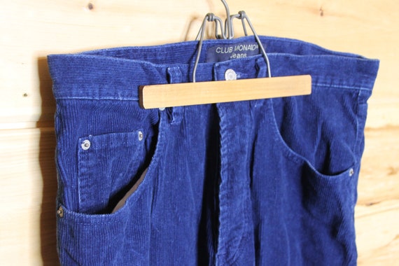 Vintage Club Monaco Blue Corduroy Women 