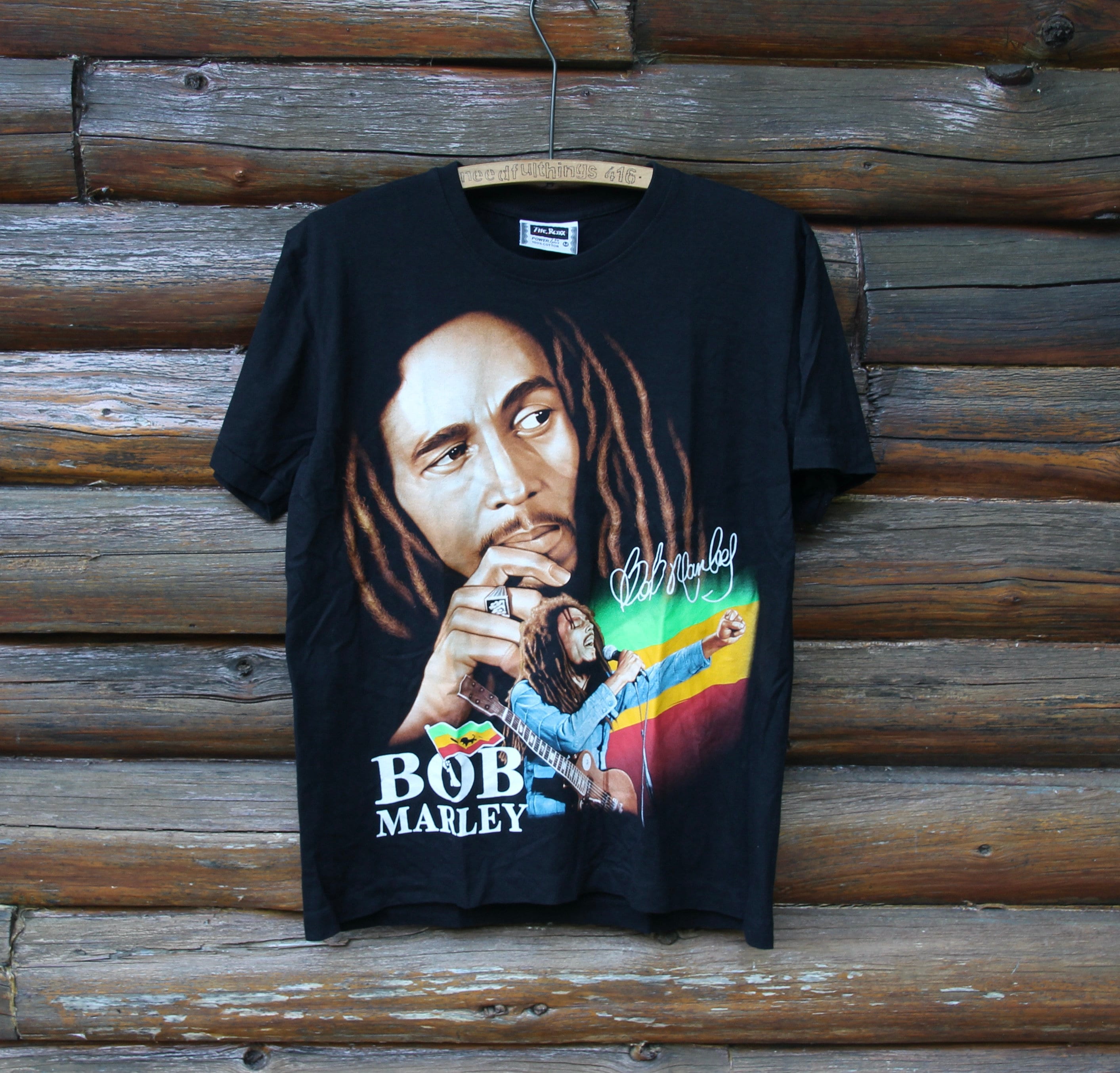 Vintage Bob Marley the Black Single Stitch T-shirt Adult - Etsy Denmark