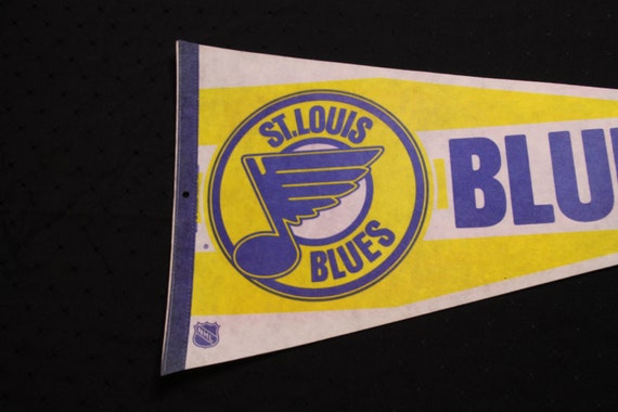 Vintage St. Louis Blues NHL Hockey Pennant Banner Flag 