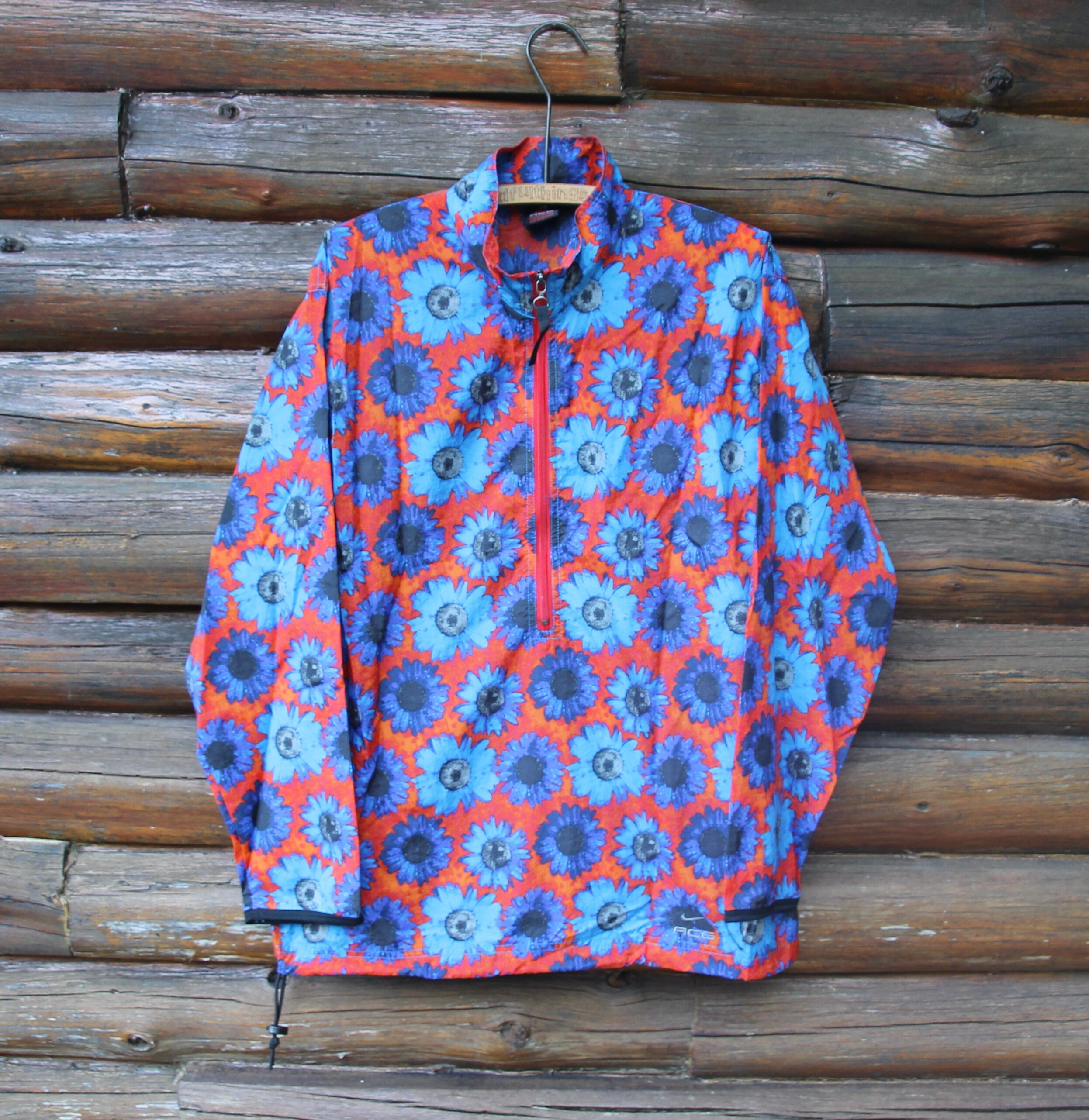 Vintage NIKE ACG All Over Flower Floral Print Pullover Light - Etsy