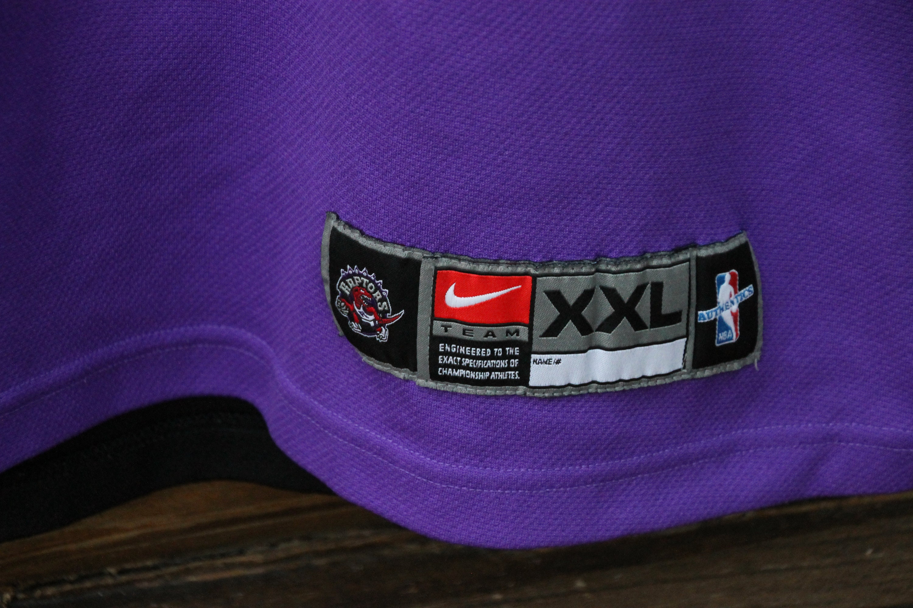 NeedfulThings416 Vintage Nike Toronto Raptors NBA Basketball Purple / Black Jersey Adult Size XXL 2XL