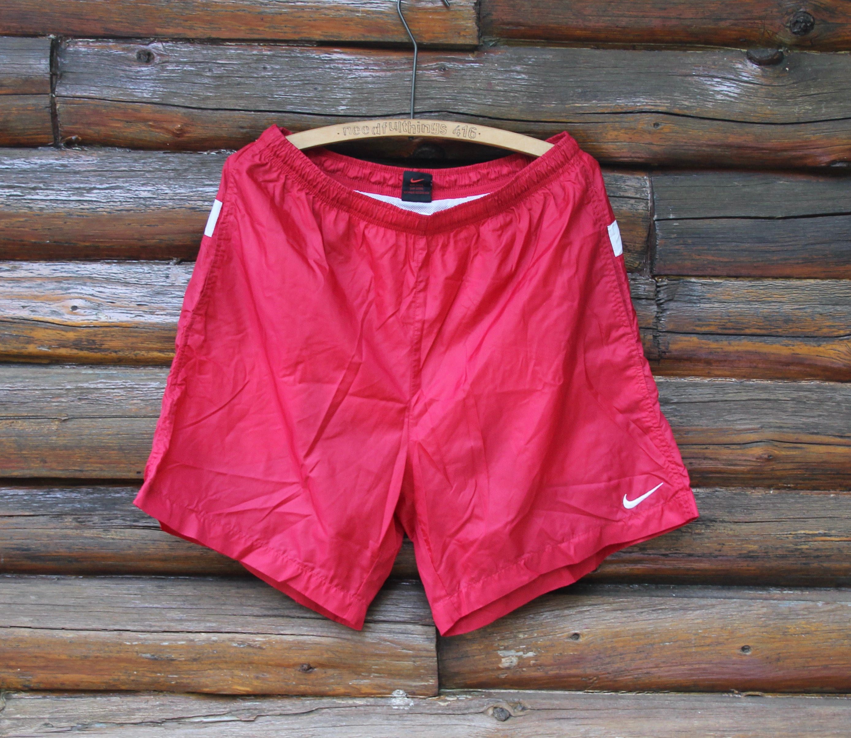 Vintage NIKE Red White Spell Out Costumi da bagno Pantaloncini | Etsy Italia