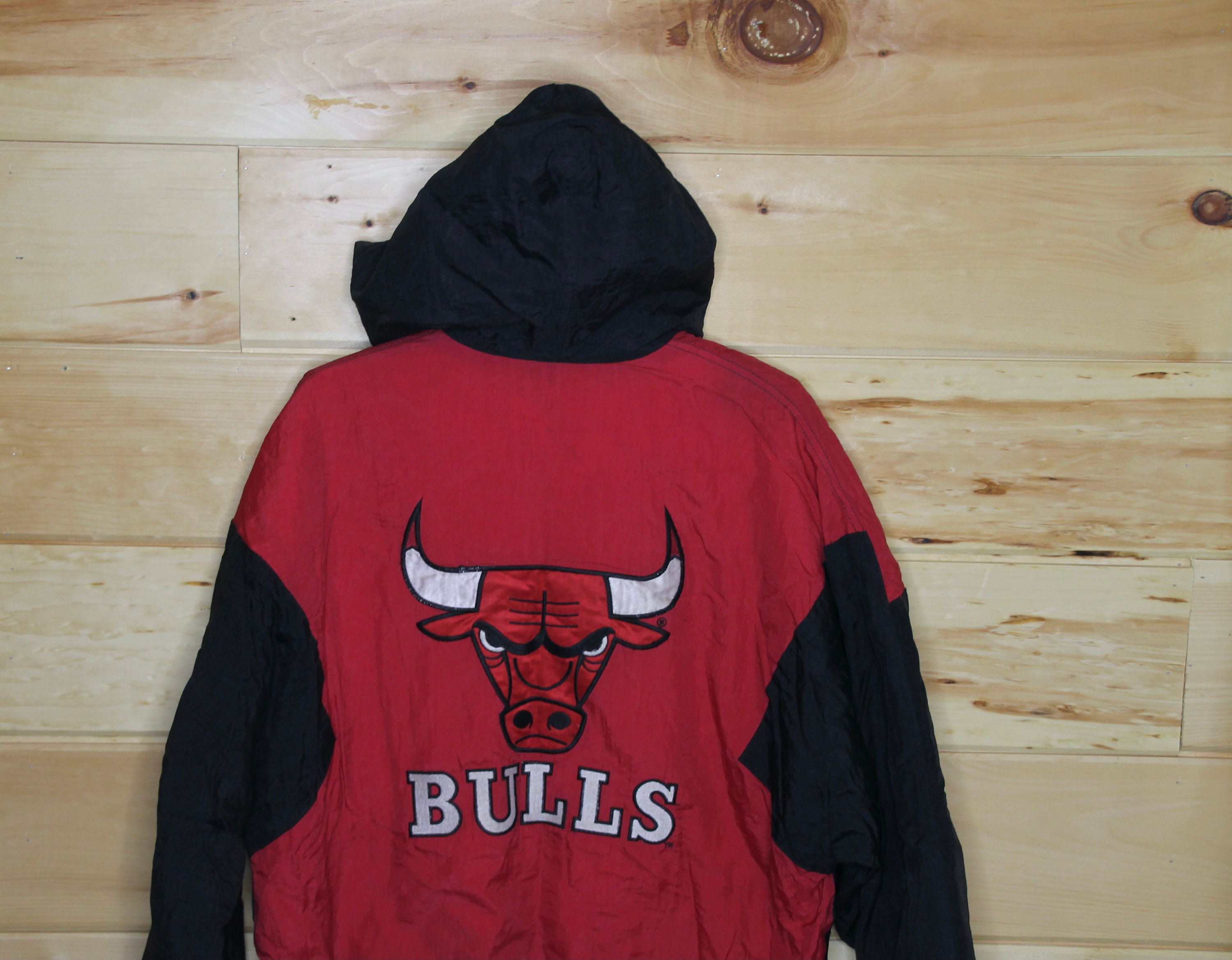 Vintage chicago bulls starter pullover jacket cheap