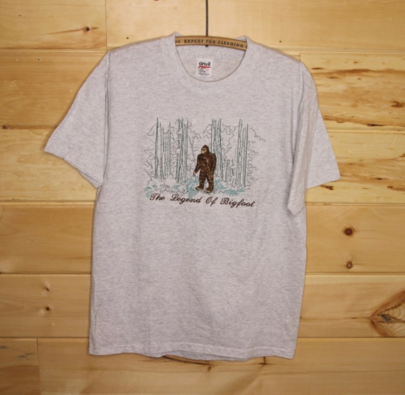 Vintage The Legend Of Bigfoot Fully Embroidered Si