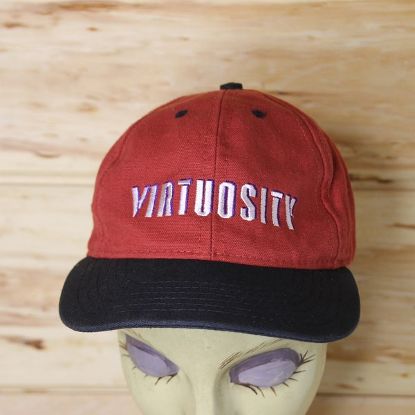 vintage 1995 Virtuosity Film Paramount Pictures SID 6.7 Youth Kids Size Snapback Hat Cap