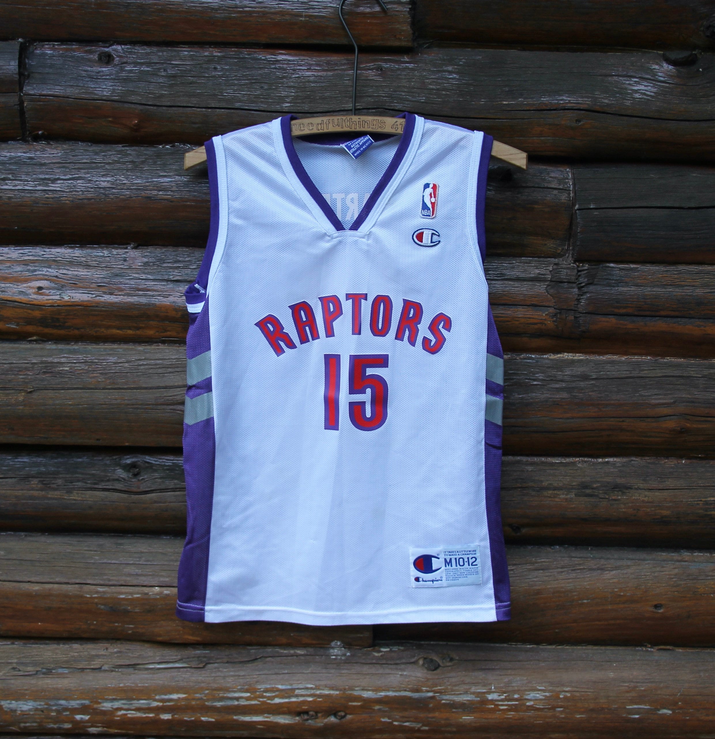 NeedfulThings416 Vintage Toronto Raptors Jerome Williams Champion Youth Kids Size Small 6-8 NBA Basketball Jersey