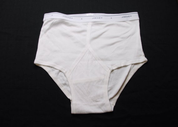 Vintage Jockey Briefs Underwear Classic White Adult Size 40 Inch