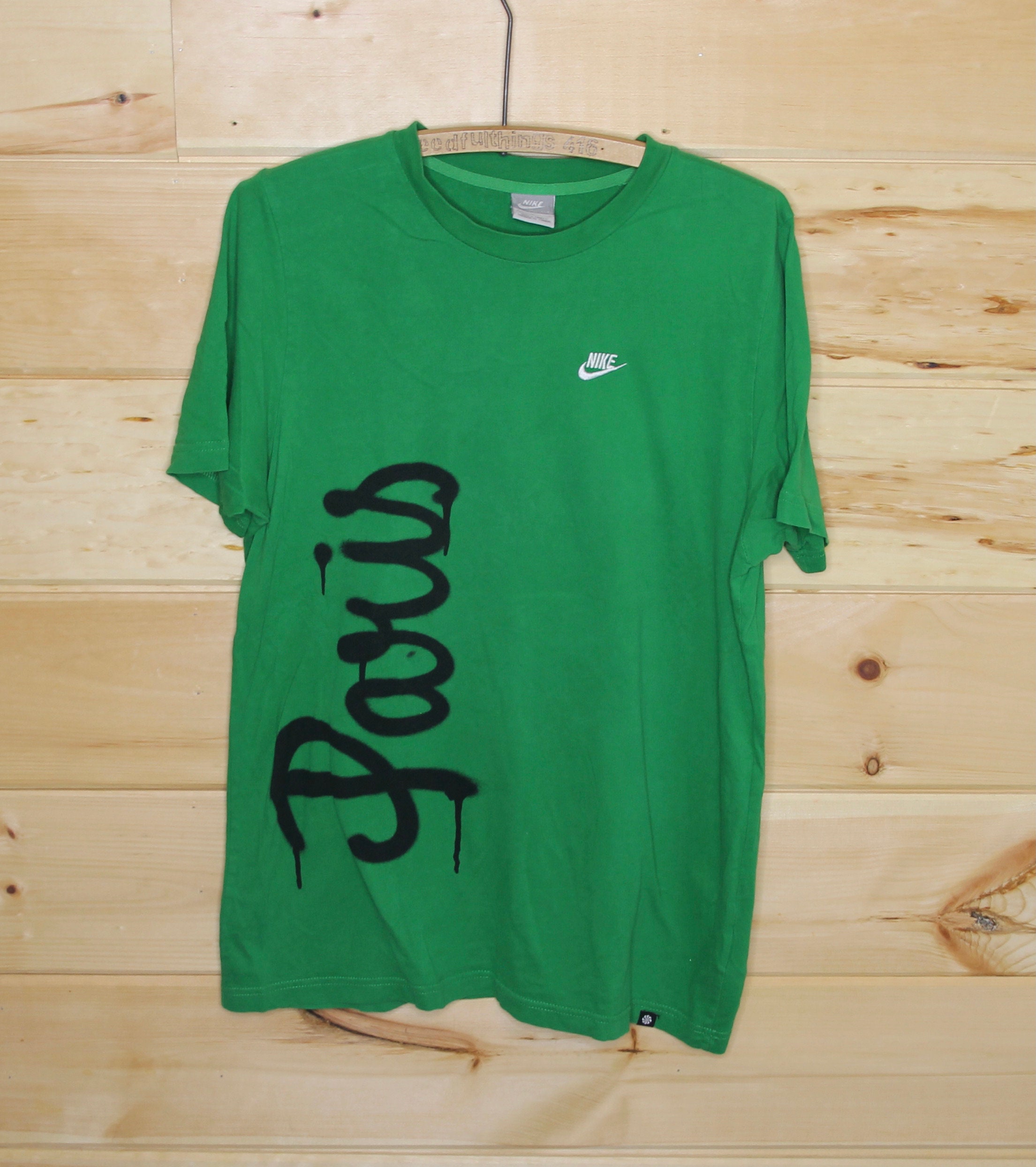 Vintage NIKE Paris Graffiti Tag Small 