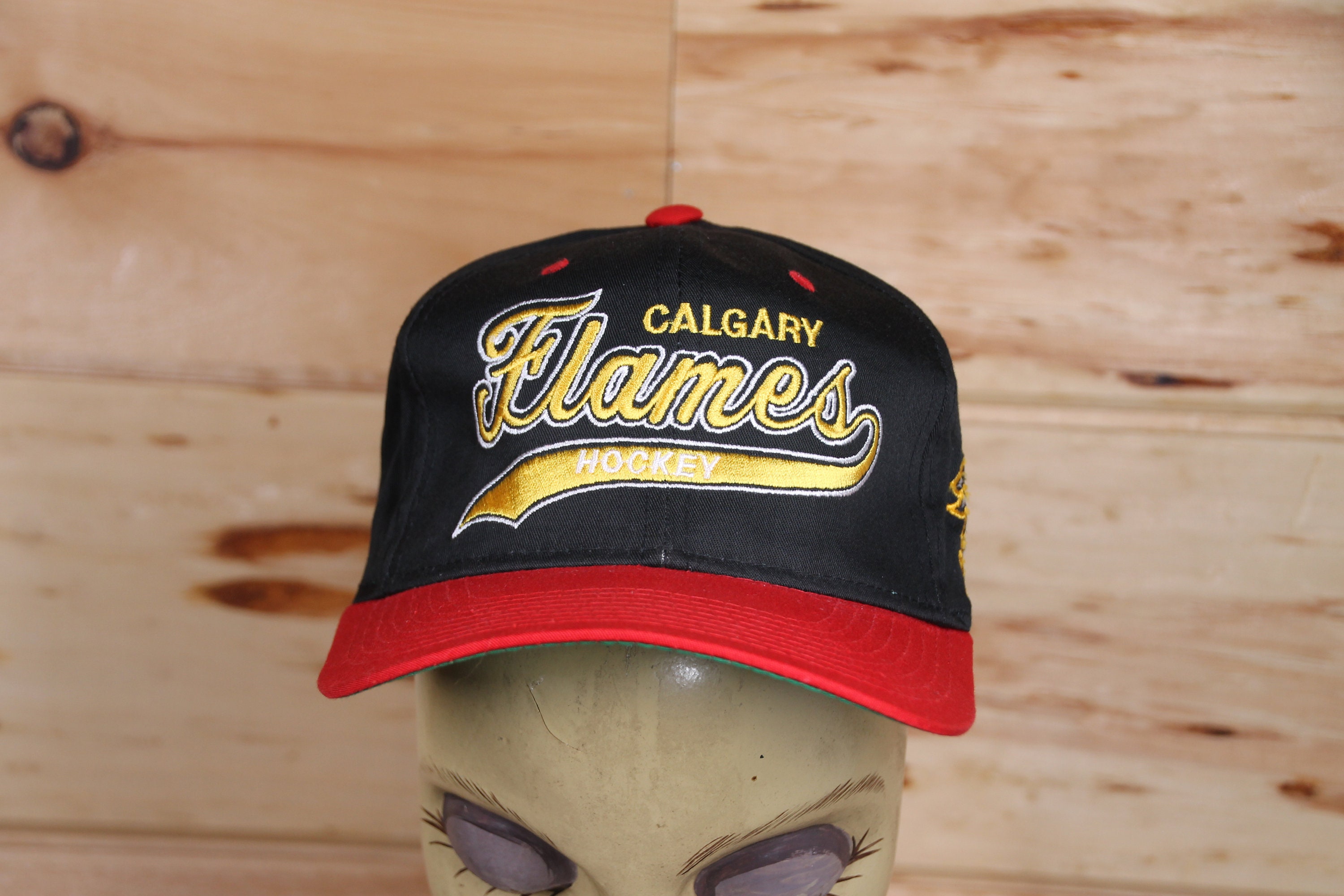 Vintage Calgary Flames Cap Streetwear Fan Merchandise Hats