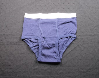 Vintage Fruit of the Loom Briefs Underwear Dark Blue Adult Size Medium Unworn New Old Stock