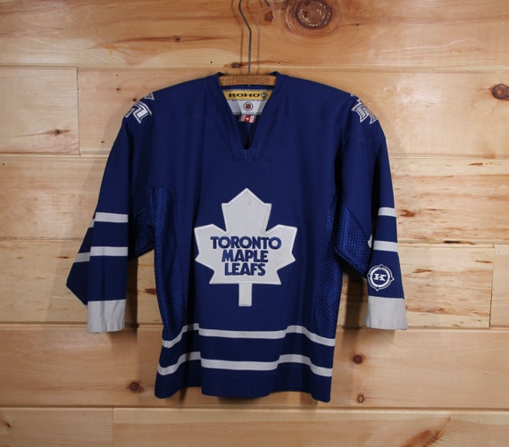 Vintage Toronto Maple Leafs NHL Hockey Sewn Jersey CCM Youth
